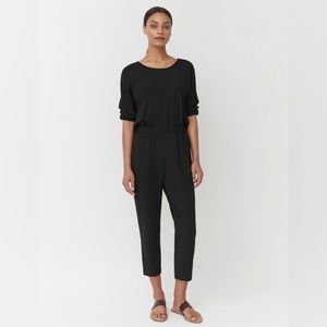 NWT - Cuyana open back jumpsuit - black - size M